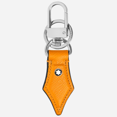 The Montblanc Sartorial Saffron Leather Nib Key Holder by Montblanc.
