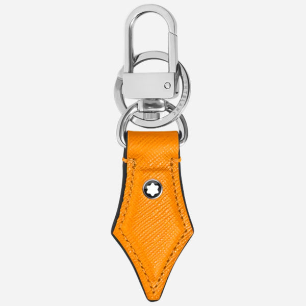 The Montblanc Sartorial Saffron Leather Nib Key Holder by Montblanc.
