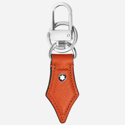 The Montblanc Sartorial Tangerine Leather Nib Key Holder by Montblanc.