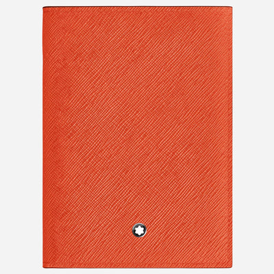 The Montblanc Sartorial Tangerine Leather Passport Holder by Montblanc.