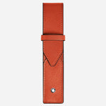 The Tangerine Sartorial Leather Envelope 1-Pen Pouch by Montblanc.