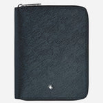 The Tweed Blue Sartorial Leather 5-Pen Pouch with Zip by Montblanc.
