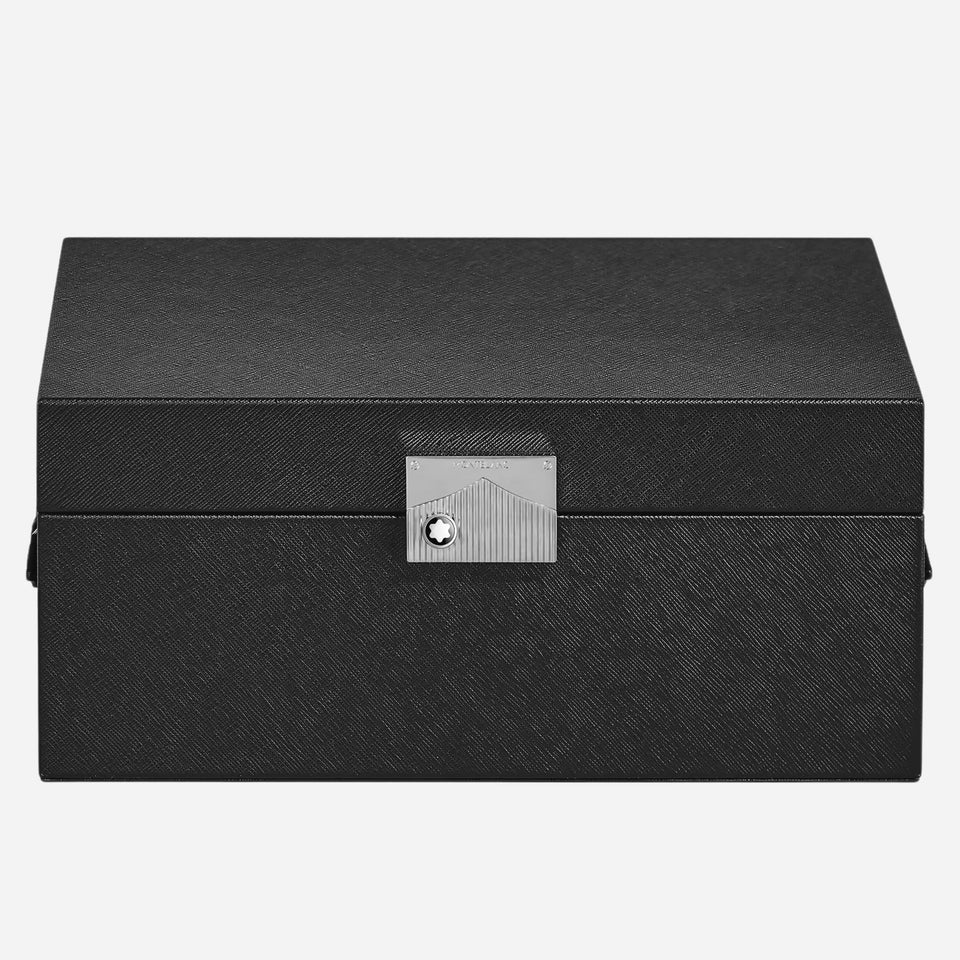 Writing Instruments Collector Box Montblanc Writing Instruments Black Collector Box – Wheelers Luxury Gifts