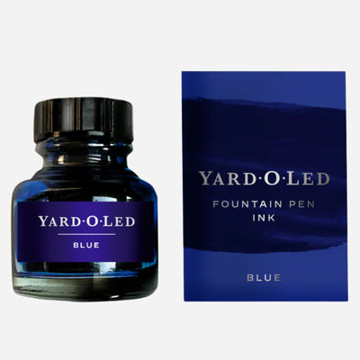 The Yard-O-Led 30 ml Blue Fountain Pen Ink Bottle by Yard-O-Led.