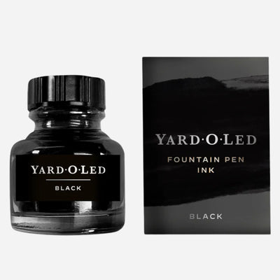 The Yard-O-Led 30 ml Jet Black Fountain Pen Ink Bottle by Yard-O-Led.