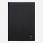 Yard-O-Led Sampson A5 Luxury Black Leather Notebook