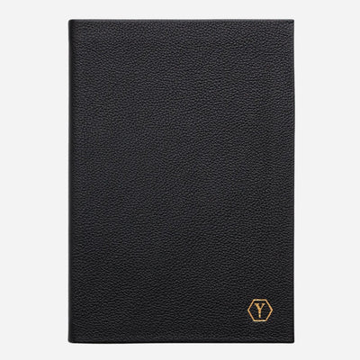 Yard-O-Led Sampson A5 Luxury Black Leather Notebook