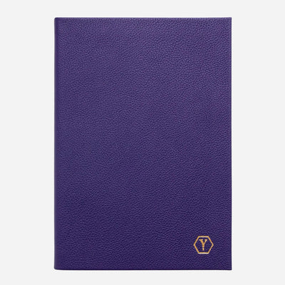 The Yard-O-Led Sampson A5 Luxury Purple Leather Notebook by Yard-O-Led.
