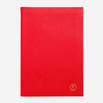 Yard-O-Led Sampson A5 Luxury Red Leather Notebook