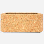 Front view of the Cortiça 4 Piece Watch Box in Natural Portuguese Cork.