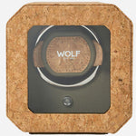 The Cortiça Portuguese Cork Single Watch Winder by WOLF.