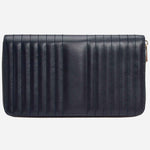 The Maria Smooth Navy Leather Jewellery Portfolio by WOLF.