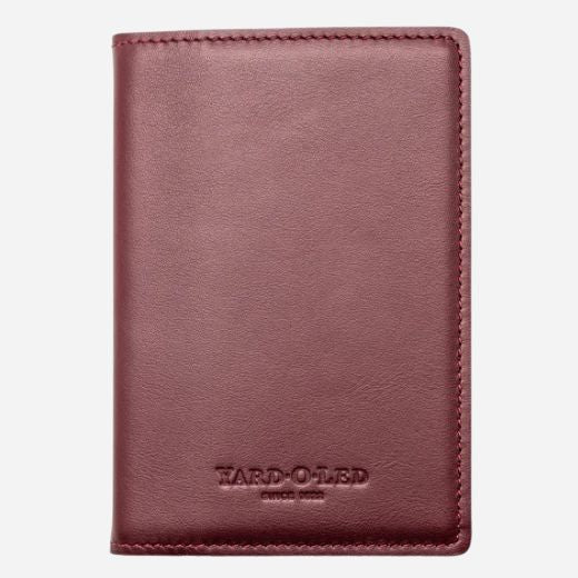 The Maroon Red Mordan Refillable Leather Notebook by Yard-O-Led.