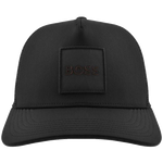 Elliot PL Black Cap with Mesh Back and Patch Logo
