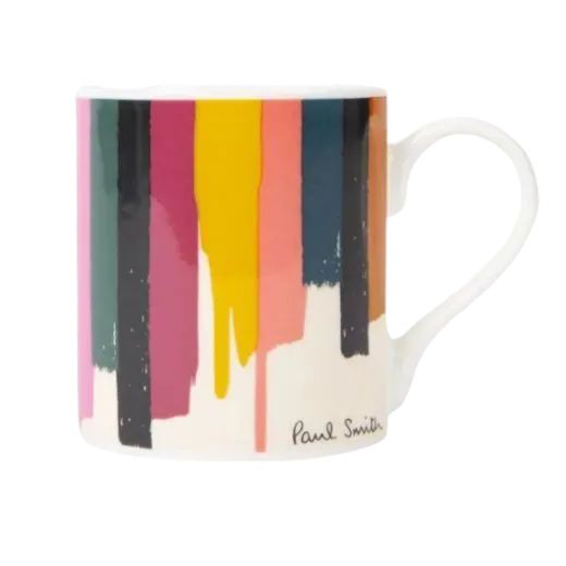 The Bone China Paintbrush Colours Mug by Paul Smith.