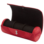 wolf 1834 memento mori red triple watch roll with capsule inside
