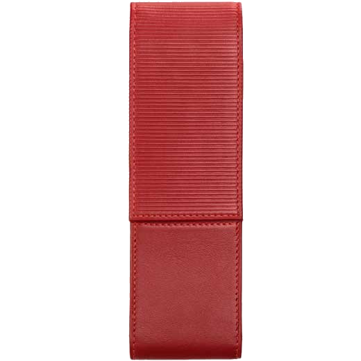 This is the LAMY Nappa Leather Red 2 Pen Pouch.