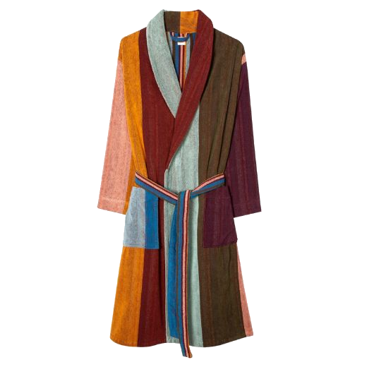 paul smith artist stripe towel dressing gown