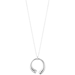 georg jensen large mercy sterling silver pendant