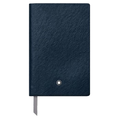 1 montblanc indigo 148 fine stationery lined notebook mb118037