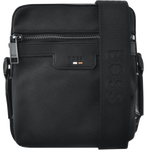 1 boss ray black zip cross body bag with faux leather details 50536169 01 001