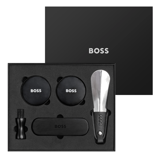 Hugo Boss Iconic Black Shoe Care Kit