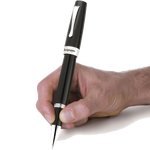 montegrappa jet black elmo 02 rollerball pen model