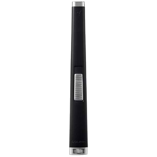 This is the Aura Black & Chrome Candle/Cigar Lighter designed by Colibri.