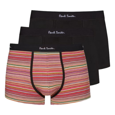 1 paul smith 3 pack mixed stripe boxer briefs with logo waistband m1a 914 m3pkj 79