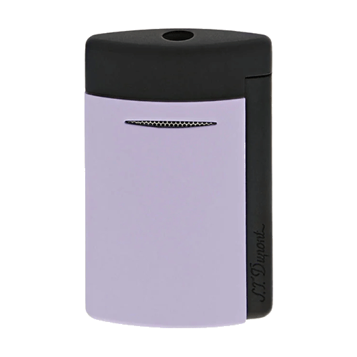 Minijet Matte Black & Lilac Lighter by S. T. Dupont