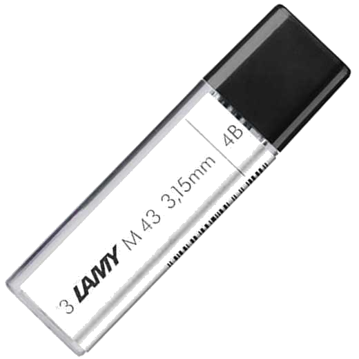 These are the LAMY M 43 4B 3.15mm Pencil Leads.