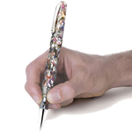 montegrappa elmo ambiente kaleido rollerball pen in hannd