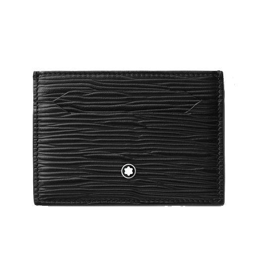 Meisterstück 4810 Card Holder 5CC Black With Montblanc Emblem