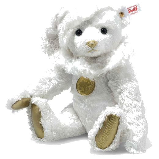 White Christmas Teddy Bear - Teddies for Tomorrow, designed by Steiff.