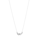 Georg Jensen's Moonlight Grapes Oxidised Sterling Silver Pendant can be worn on its own or paired with other pieces from the Grapes range.