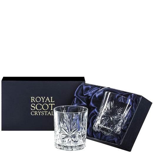 royal scot crystal 2 edinburgh star large tumblers 33 cl gift boxed
