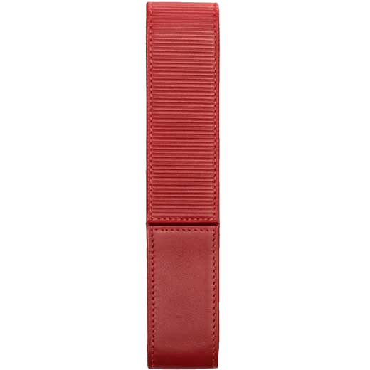 This is the LAMY A 314 Red Nappa Leather 1 Pen Pouch.