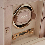 wolf rose gold palermo watch winder with jewellery storage watch winder