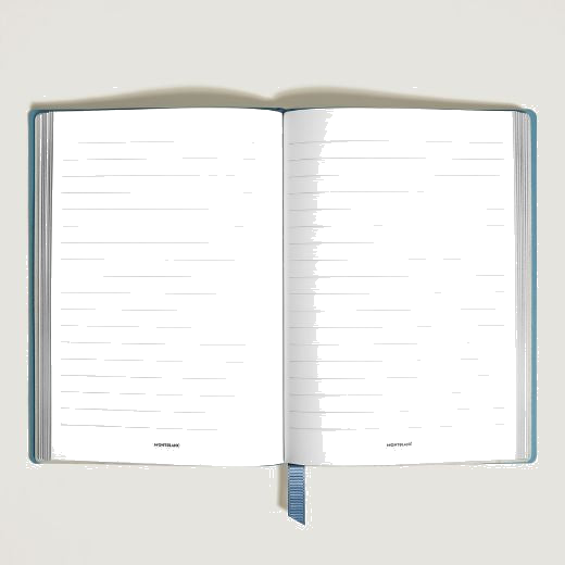 Montblanc Fine Stationery #146 Smoky Blue Bark Print Notebook