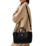 6 radley bathurst mews black medium ziptop grab bag 110658