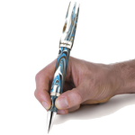 montegrappa elmo 02 sorapis rollerball pen in hand