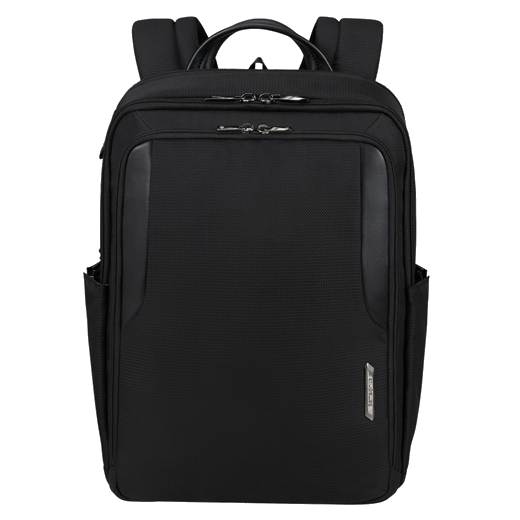 This Samsonite XBR 2.0 Backpack 14.1" in Black fits a smaller laptop but is also available in a bigger size.