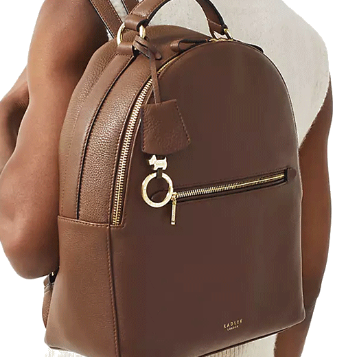Witham Road Soft-Grain Backpack in Walnut Brown – Wheelers Luxury