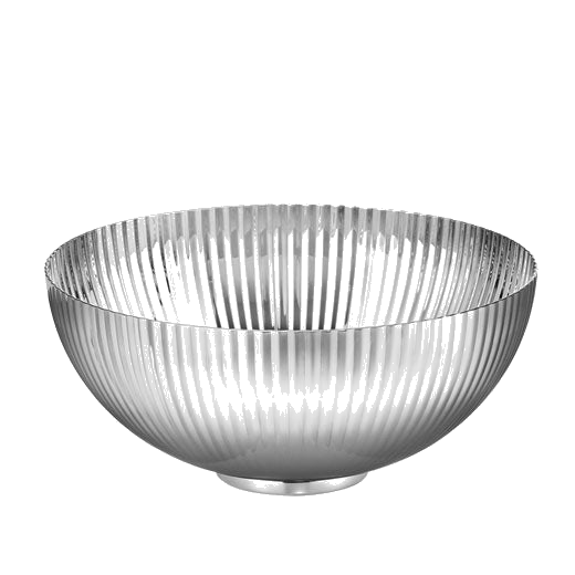 This Stainless Steel Bernadotte Small Bowl by Georg Jensen looks great on all table settings.