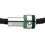 montblanc green iced sea bracelet close