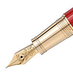 montblanc moctezuma i 4810 limited edition patron of art fountain pen nib