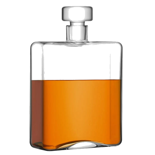 lsa signature cask whisky oblong decanter