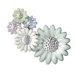georg jensen medium single left daisy ear cuff multi colour enamel