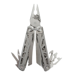 society pliers plus stainless steel multi tool partly closed