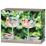 lsa signature gin 2 balloon glasses packaging